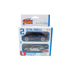 Bburago 1/43 Street fire kisautó 2 db/cs -18-30002-