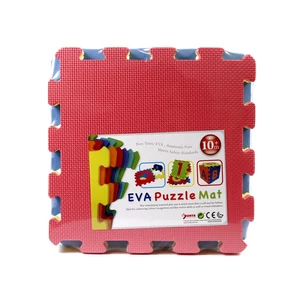 Színes 10 darabos habszivacs szőnyeg puzzle - ST-10 -