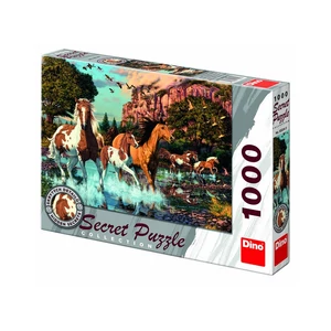 Puzzle 1000 pcs, titkos - Lovak 532648