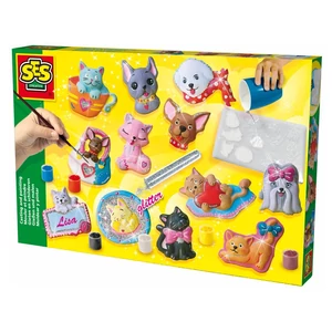Gipszkiöntő - kutyák és cicák 3D
