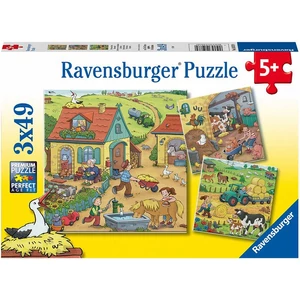 Puzzle 3x49 db - Élet a farmon 05077