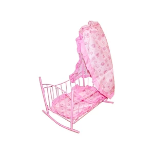 Baldachinos babaágy - rózsaszín - 9349 -