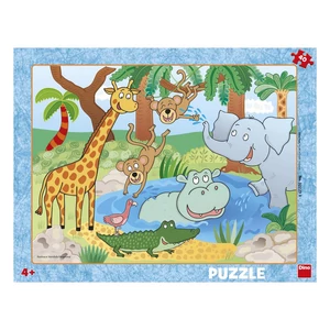 Puzzle 40 db - állatkert 322232