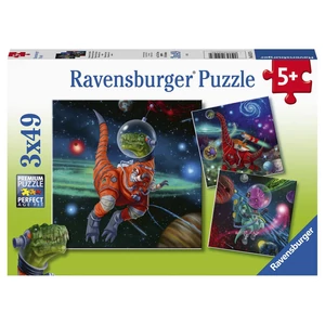 Puzzle 3x49 db - Galaktikus dinoszauruszok 05126