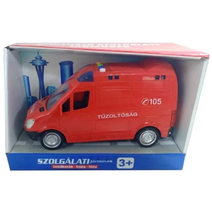 Lendkerekes magyar tűzoltó autó 21cm 1712A139