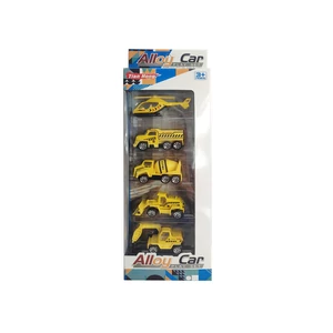 Die-Cast Fém munkagépek, 5db /csomag