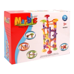 Marble 74 darabos műanyag golyópálya - 883-03 -