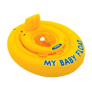 INTEX 56585 Beülős bébiúszó - sárga, 70 cm