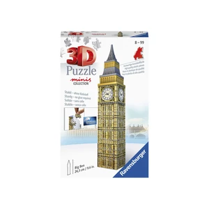 Puzzle 3D 216 db - Big Ben órával -12586-