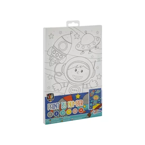 Grafix - Fess számok szerint, 4 féle - 29, 7 x 19, 5 cm ecsettel + 6 festékkel