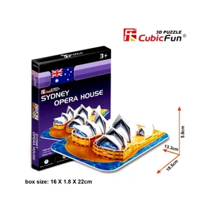 CubikFun: Híres építmények 3D mini puzzle - többféle
