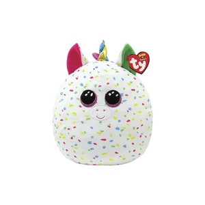 Ty Squishy Beanies párna alakú plüss figura HARMONIE, 30 cm - pöttyös unikornis