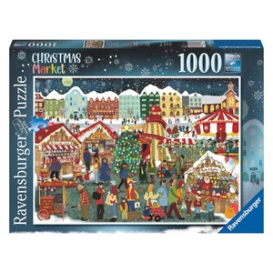 Puzzle 1000 db - Karácsonyi piac