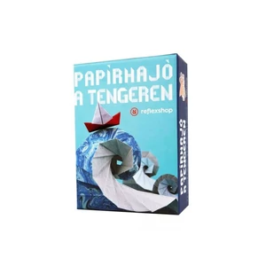 Papírhajó a tengeren