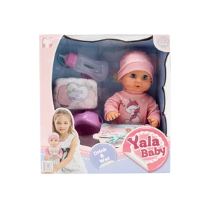 Alvó, cumizó, pisilő baba 30cm