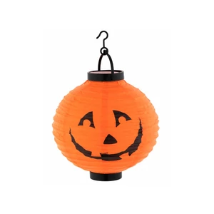 Halloween papírlampion LED fénnyel, 20 cm
