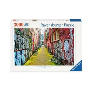 Puzzle 3000 db - Utca művészet Amszterdam