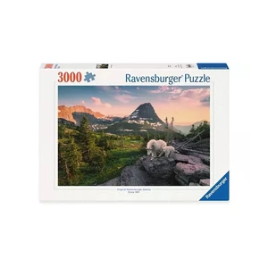 Puzzle 3000 db - Hegyikecske gidával