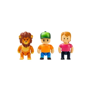 Stumble Guys mini figurák sapkában