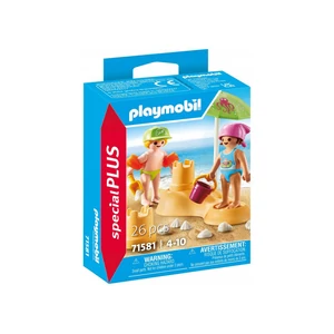 Playmobil Gyerekek homokvárral