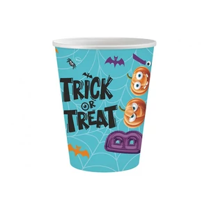 Trick or Treat papír pohár 250 ml, 6 db/cs