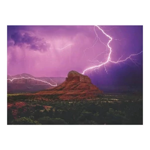 Puzzle 500 db - Rózsaszín villám