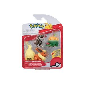 Pokémon 3 db-os figura -  Appltun, Tyrunt, Flareon