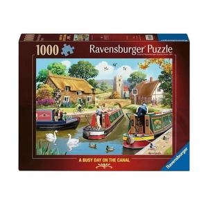 Puzzle 1000 db - Egy forgalmas nap a csatornában