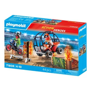 Playmobil: Kaszkadőrök motorral és homokfutóval