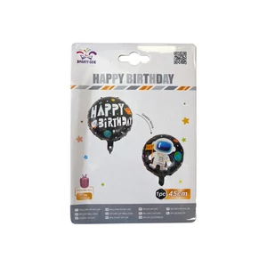 45 cm Happy Birthday fólia lufi, többféle- héliumm