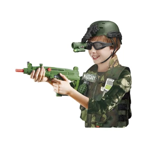 Katonai jelmez szett éjjellátó lámpával