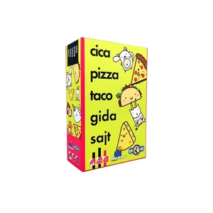 Cica, pizza, taco, gida, sajt - társasajáték