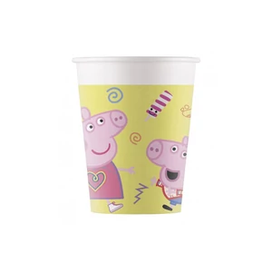 Peppa malac papírpohár - 200 ml, 8 db / csomag