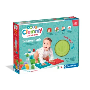Clemmy érzékelést fejlesztő játszószőnyeg építőkockákkal