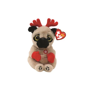Beanie Babies plüss figura MITTENS, 15 cm - barna kutya (3)
