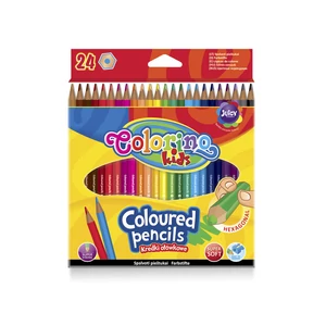 Colorino Színes hatszögletű ceruzák 24db
