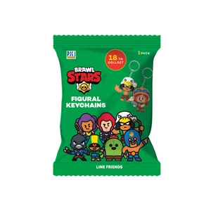 Brawl Stars meglepetés figura kulcstartó tasakban
