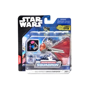 Disney: Star Wars Ginivex-osztályú vadászgép + Asajj Ventress 8 cm