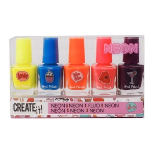 Create it! Neon körömlakk 5 db/csomag