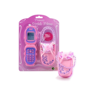 Játék mobiltelefon tokkal - rózsaszín - 27575 -