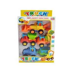 Cartoon Truck 4 darabos lendkerekes autókészlet