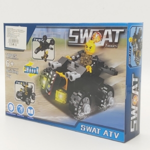 3in1 Építőjáték készlet - Swat ATV