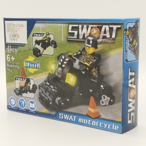 3in1 Építőjáték készlet - Swat Motor