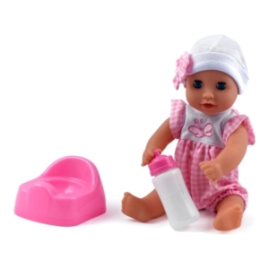 Baby Dribbles pisilő baba kiegészítőkkel - 30 cm
