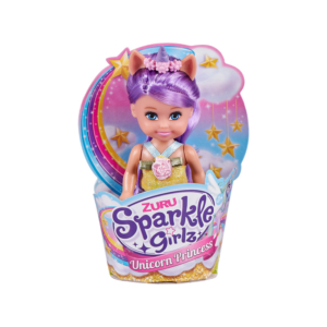 Sparkle girlz - Unikornis hercegnő baba 10cm