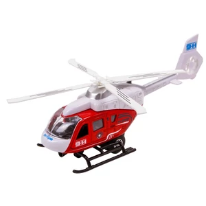 Fém rendőrségi helikopter - 21 cm