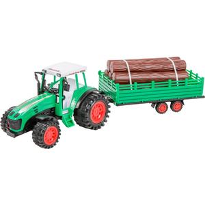 Lendkerekes traktor utánfutóval