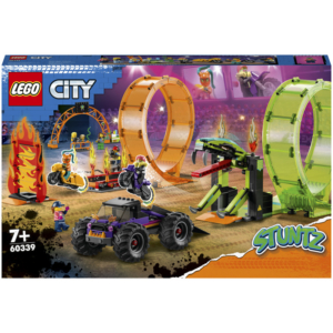 LEGO® City Stuntz Kaszkadőr aréna dupla hurokkal (60339)