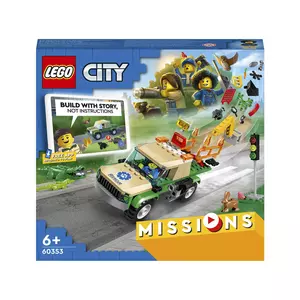 LEGO® City Missions Vadállat mentő küldetések (60353)