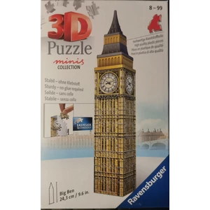 Puzzle 3D 216 db - Big Ben órával -12586-